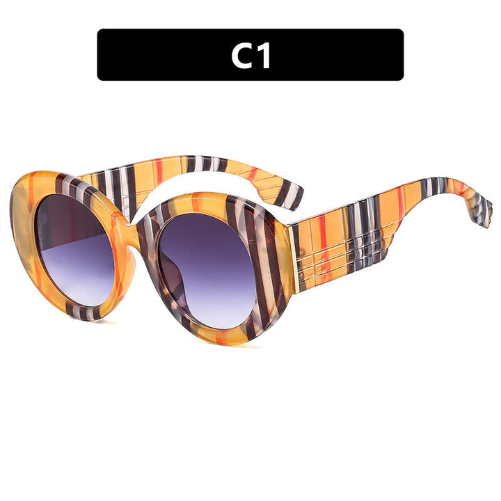Women's extravagant sunglasses with creative frame design and protective UV filter Kalsten