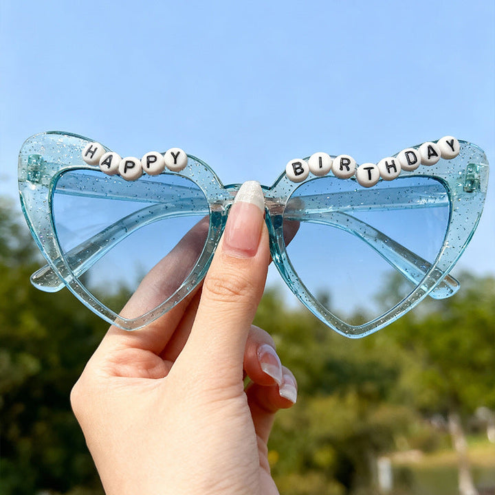 Fun Themed Heart-Shaped Sunglasses Kalsten