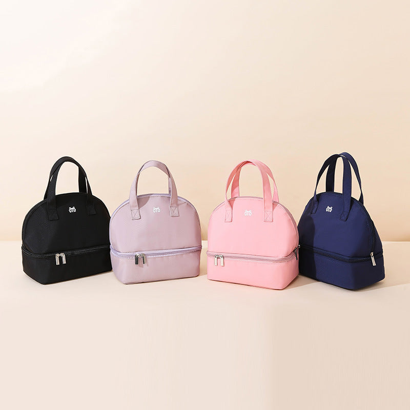 Women's Insulated Lunch Bag with Double Compartment Design Kalsten