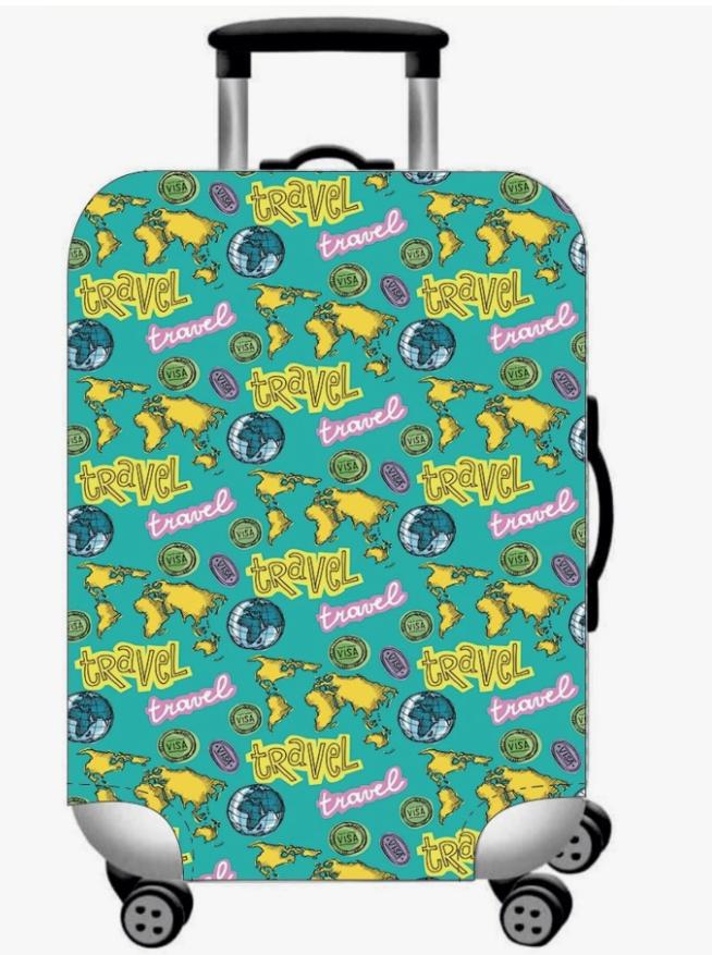 Unisex nan elastic suitcase cover with 3D dog design for trolley, stretchy and scratch-resistant Kalsten