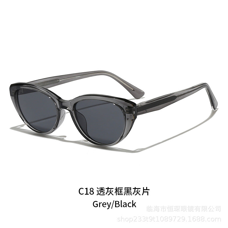 Women's Cat-Eye Sunglasses with high-quality, transparent frame and UV protection Kalsten