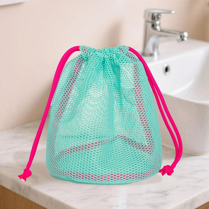 Practical mesh bag with drawstring Kalsten