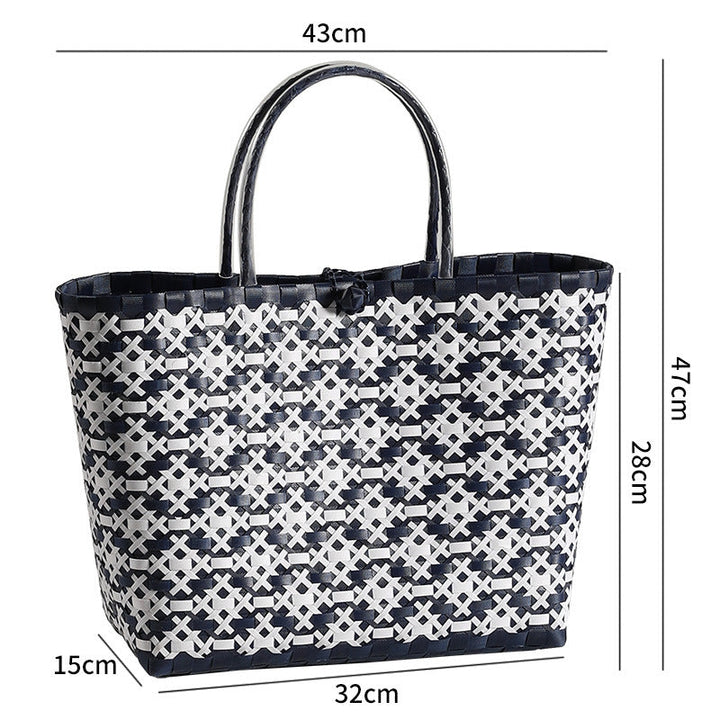 Stylish Woven Beach Tote Kalsten