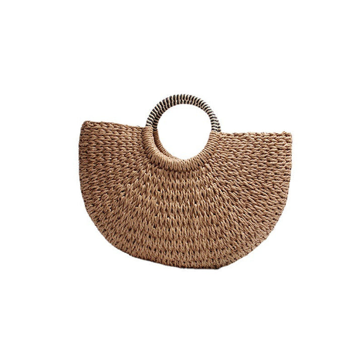 Elegant basket bag with shell decor Kalsten