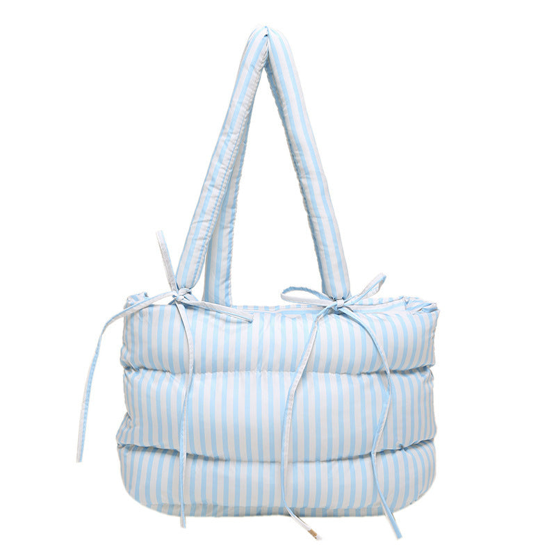 Fashionable tote bag with quilted design Kalsten