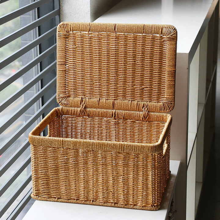 Natural Woven Storage Chest Kalsten