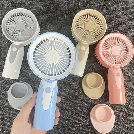 Unisex Portable Mini Hand Fan with USB Charging Function and Ergonomic Grip Kalsten