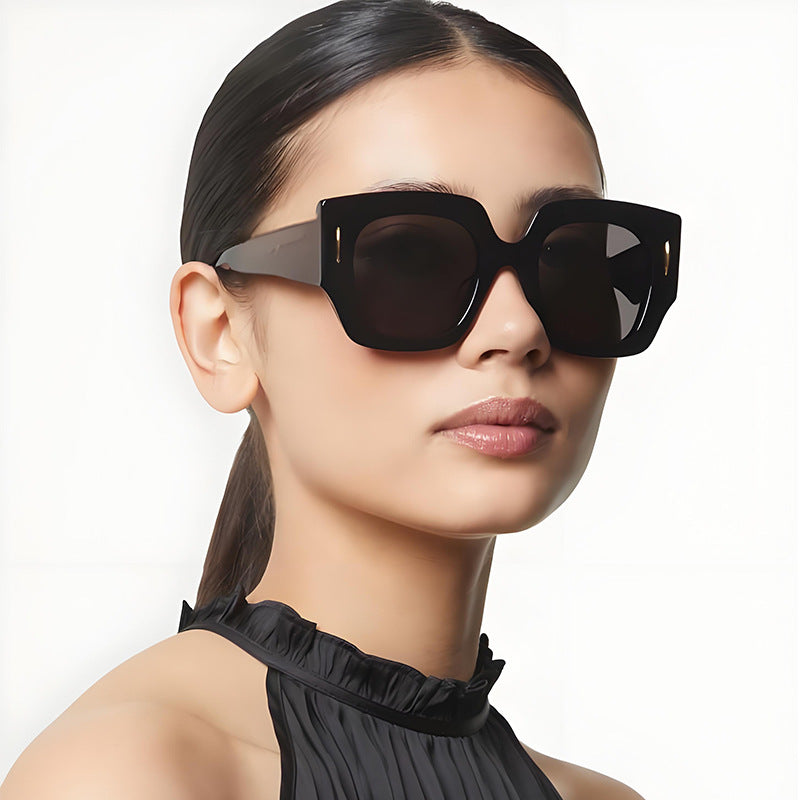 Women's Geometric Oversized Sunglasses with Luxurious Accent Kalsten