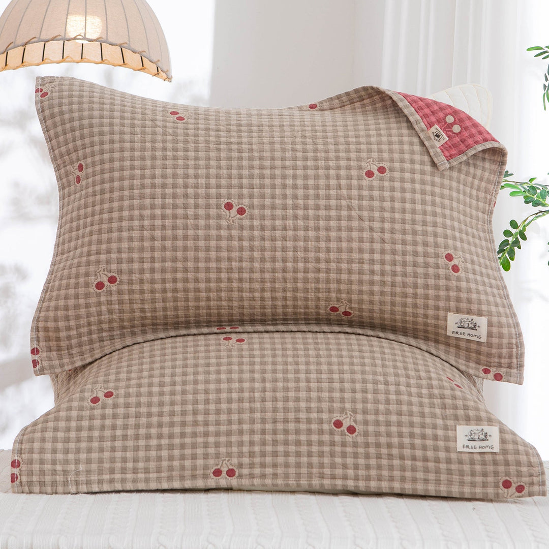 Women's pillowcase with modern checkered pattern Kalsten