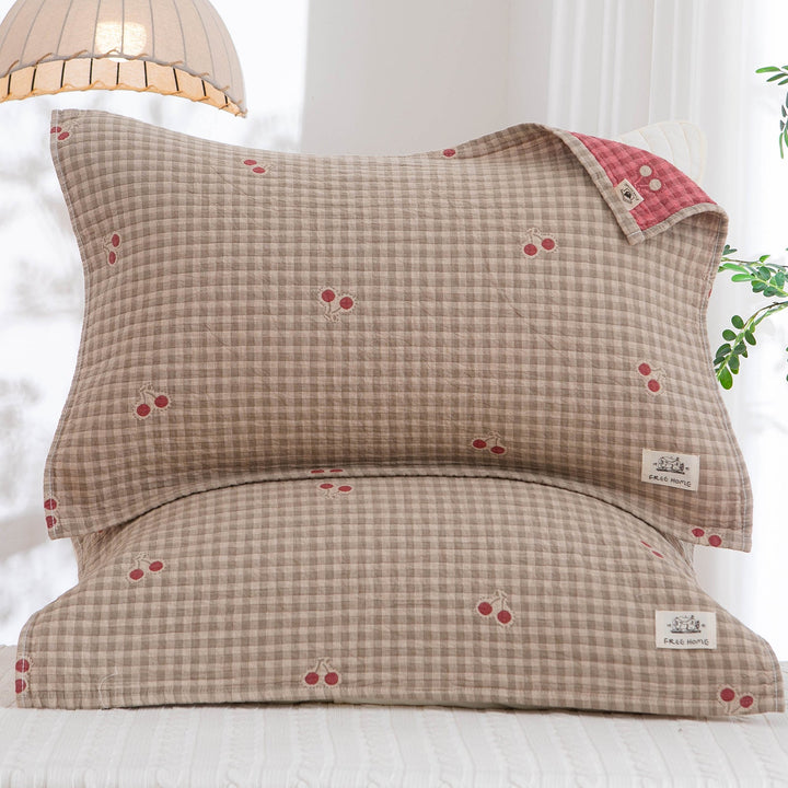 Women's pillowcase with modern checkered pattern Kalsten
