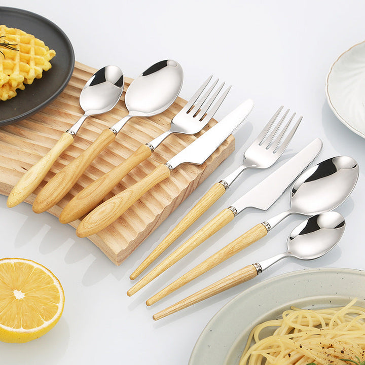 Professional and ergonomic bread knife with wooden handle Kalsten