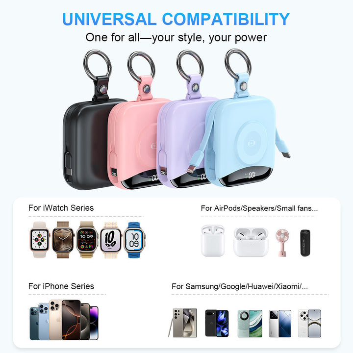 Portable Wireless Power Bank with Integrated LED Display Kalsten