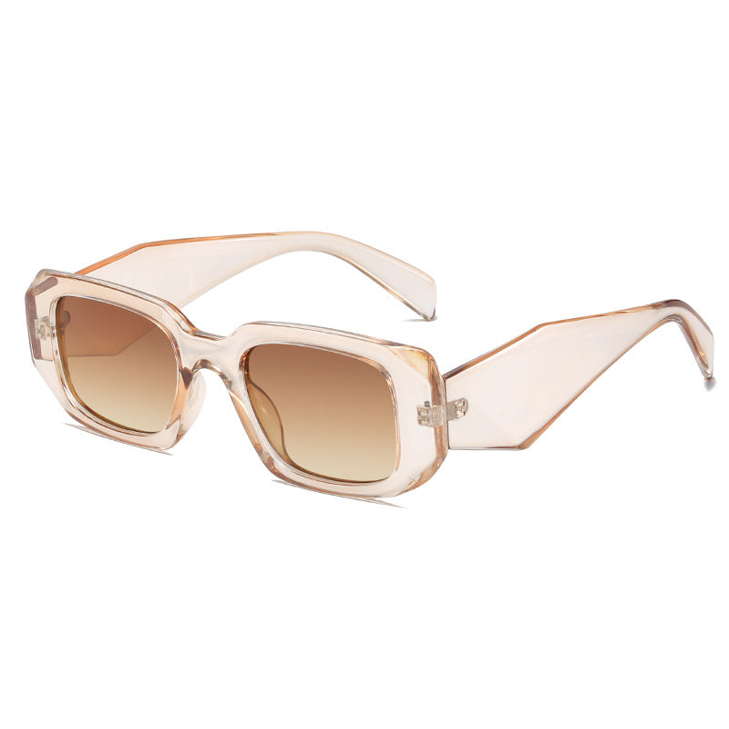 Women’s square designer sunglasses with modern accented frame Kalsten