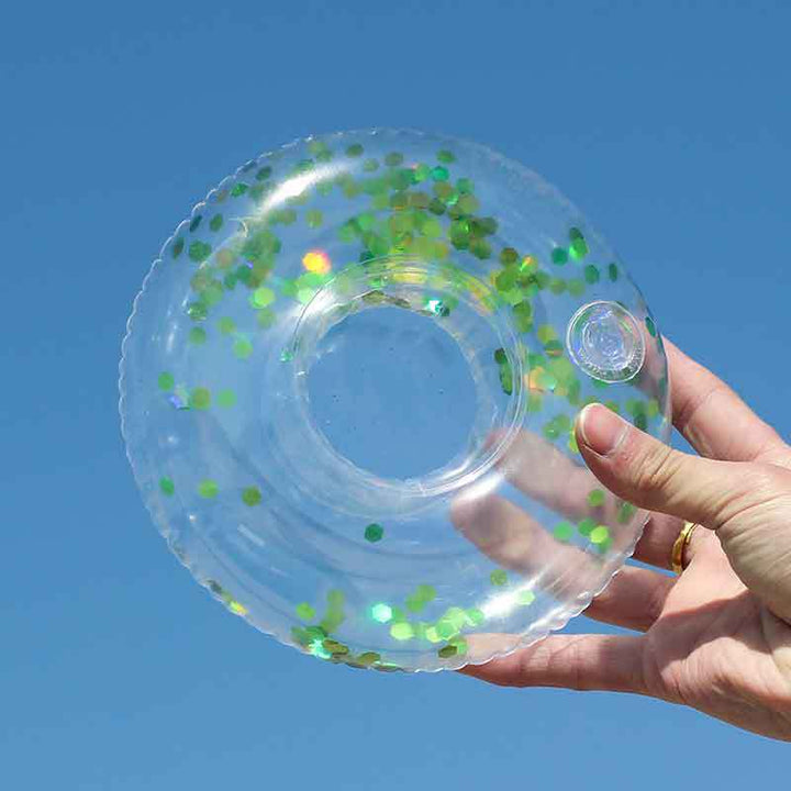 Ladies Inflatable Swimming Ring with Floral Design Kalsten