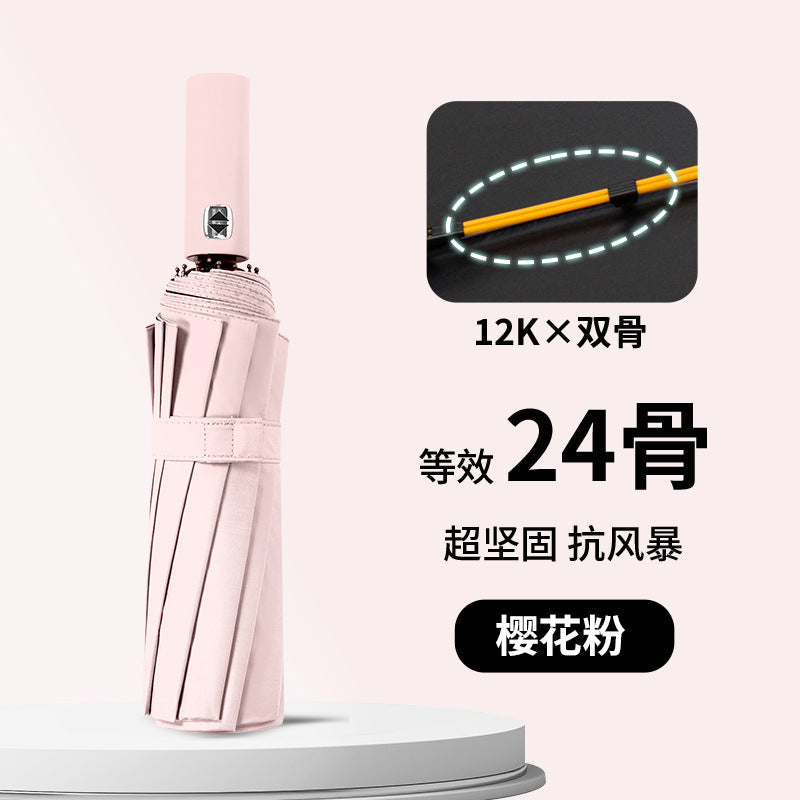 Ladies wind and rain protection umbrella with advanced double structure design Kalsten