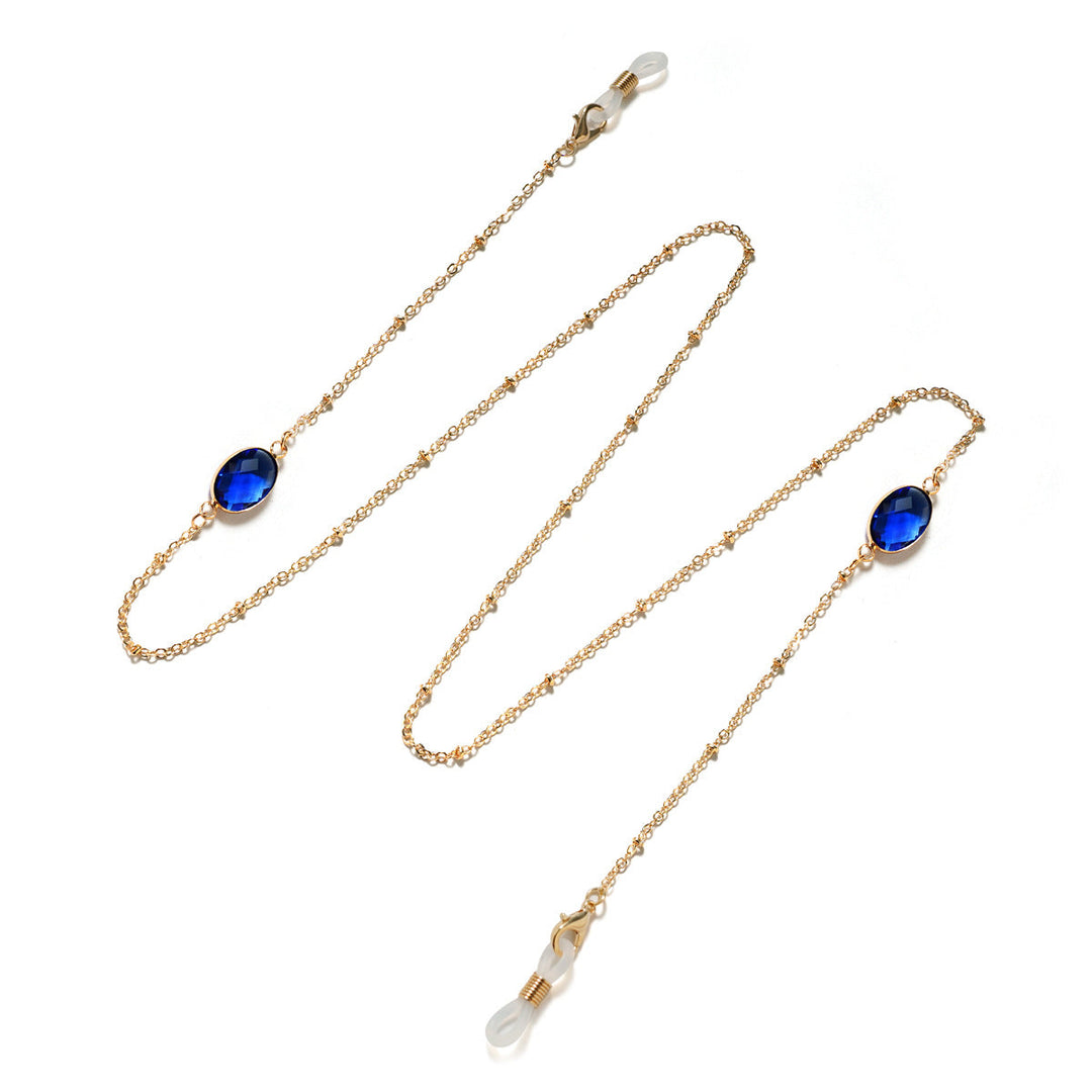 Elegant Gemstone-Embellished Eyewear Holder kalsten
