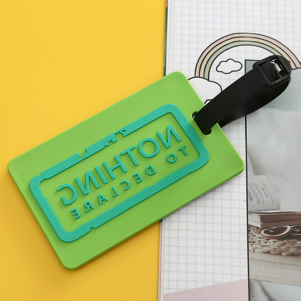 Unisex Luggage Tag with Motivating Holiday Message Kalsten