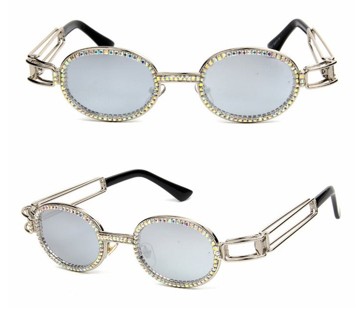 Women's feminine designer sunglasses with extravagant frame Kalsten