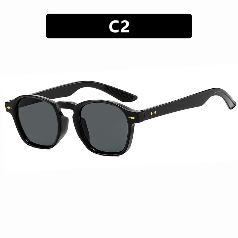 Ladies fashionable rectangular glasses with transparent frame Kalsten