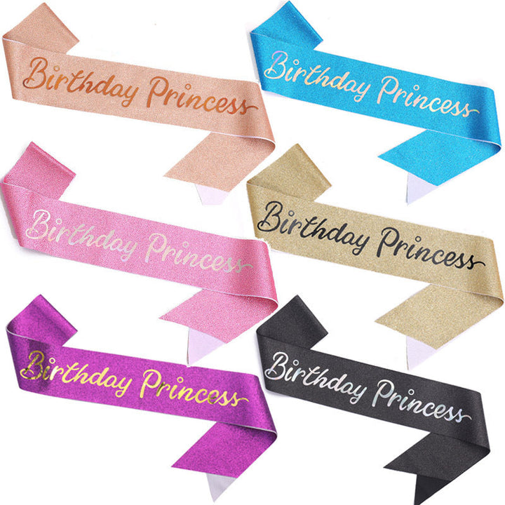 Women's Glittering Birthday Sash Kalsten