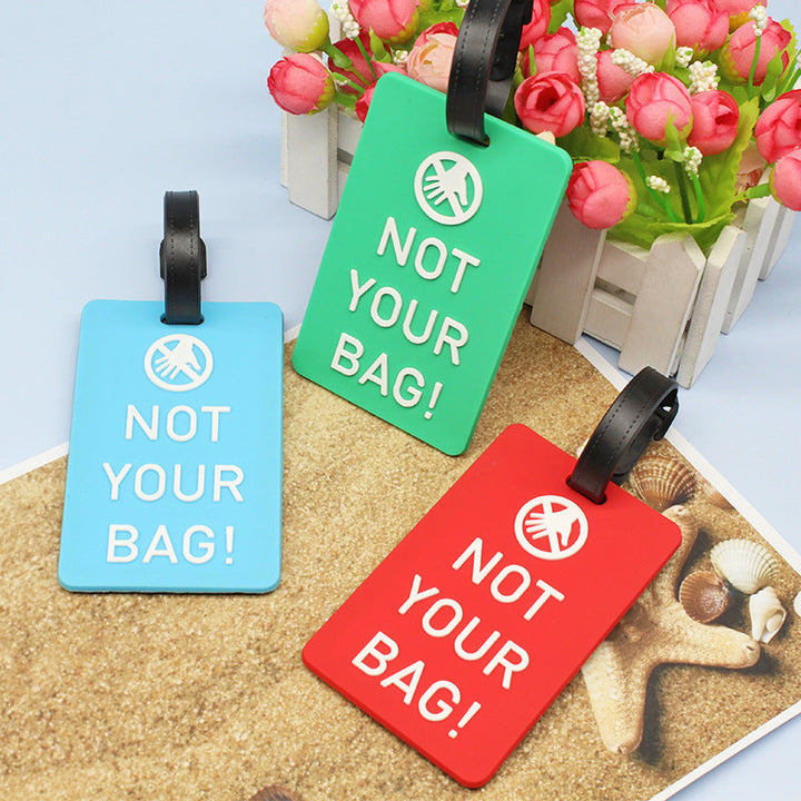 Unisex Luggage Tag with Humorous Statement Kalsten