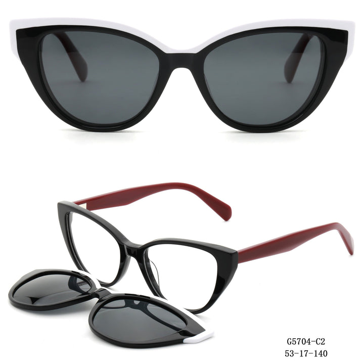 Women's Cat-Eye Sunglasses with Removable Lenses Kalsten