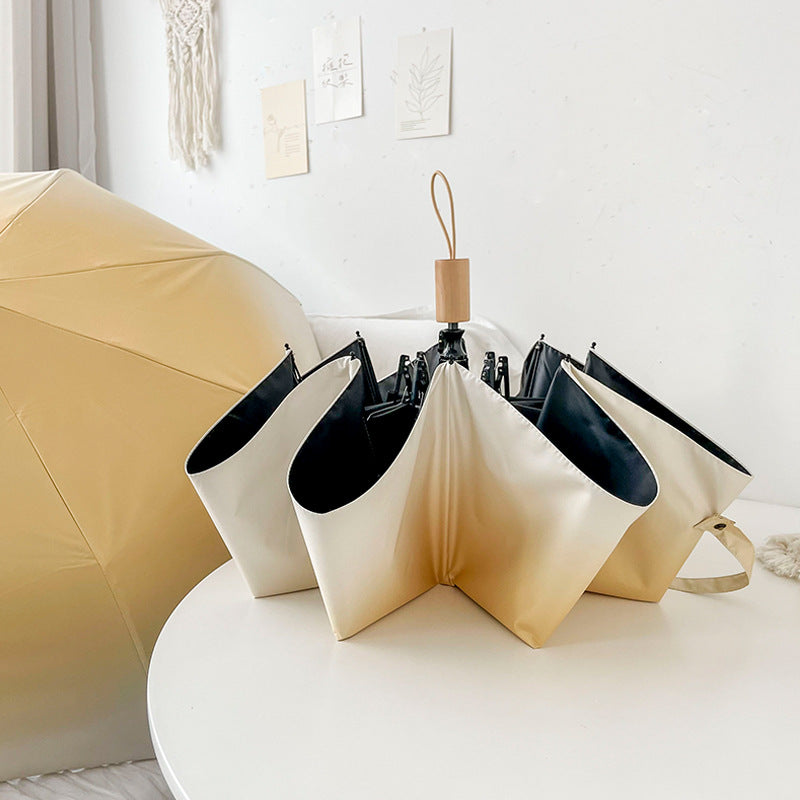 Ladies Folding Umbrella with Practical Double Folding Technique Kalsten