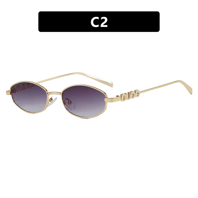 Women’s fashionable sunglasses with elegant stainless steel frame and UV protection Kalsten
