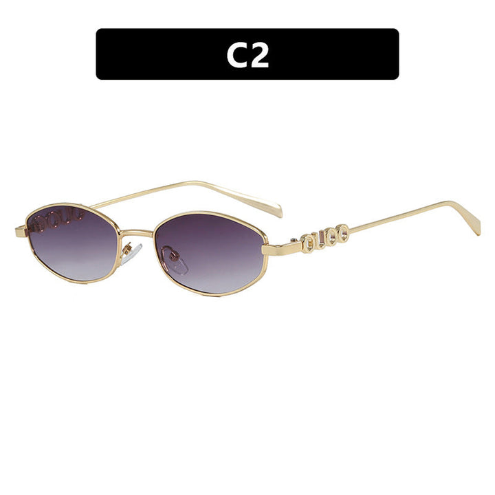Women’s fashionable sunglasses with elegant stainless steel frame and UV protection Kalsten