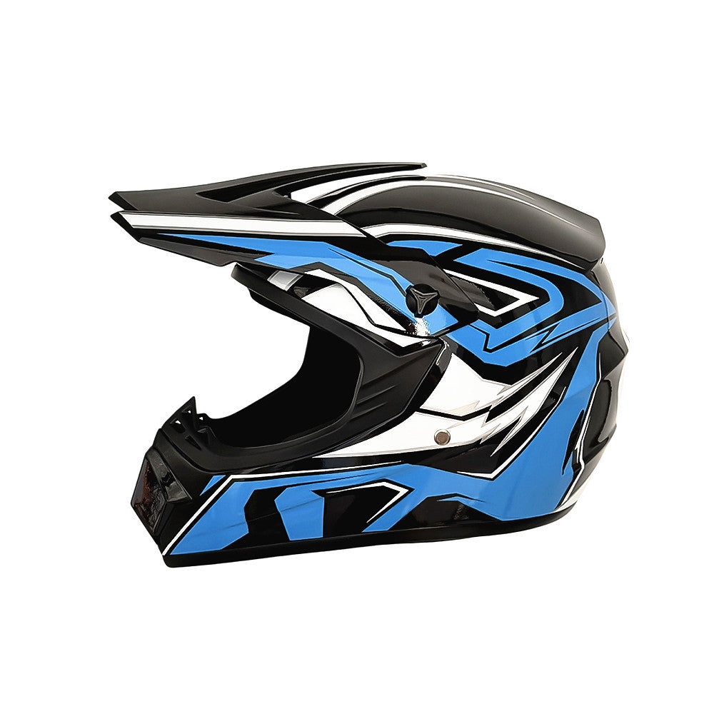 full-face motocross helmet with extended visor and reinforced chin guard Kalsten