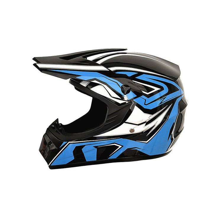 full-face motocross helmet with extended visor and reinforced chin guard Kalsten