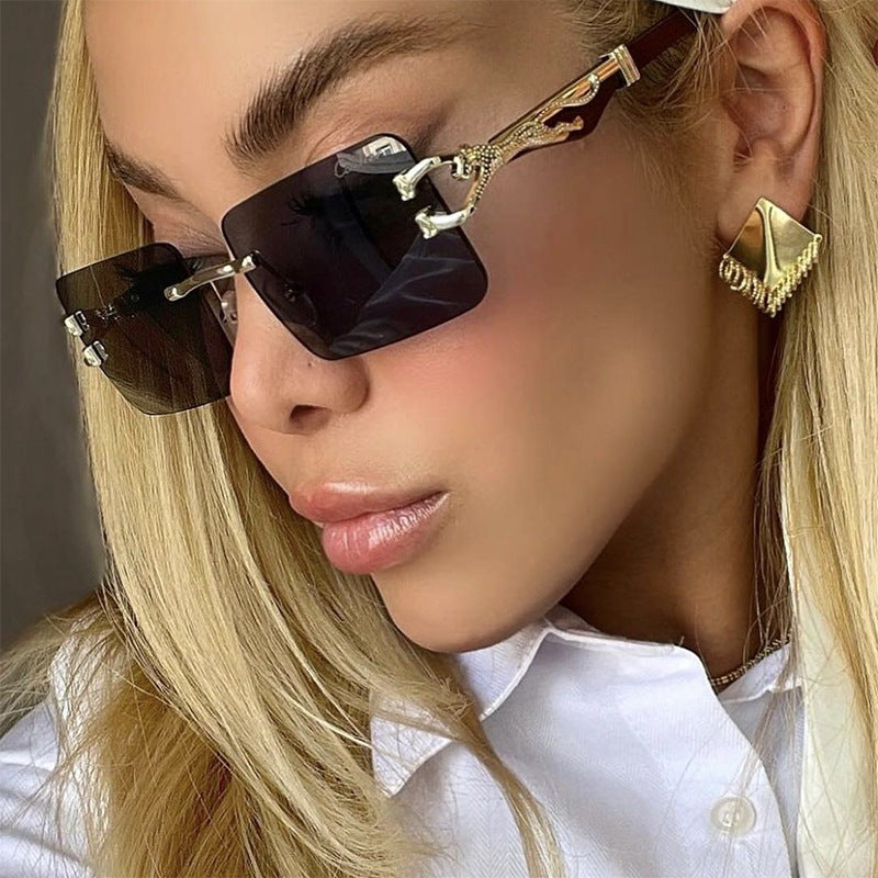 Ladies elegant square sunglasses with high-quality wooden frame Kalsten
