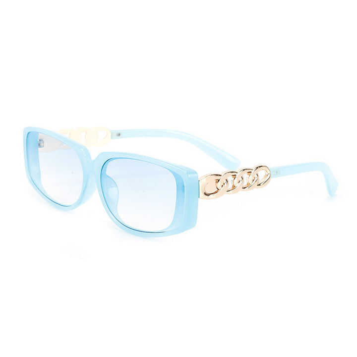 Women's square designer sunglasses with gold details Kalsten