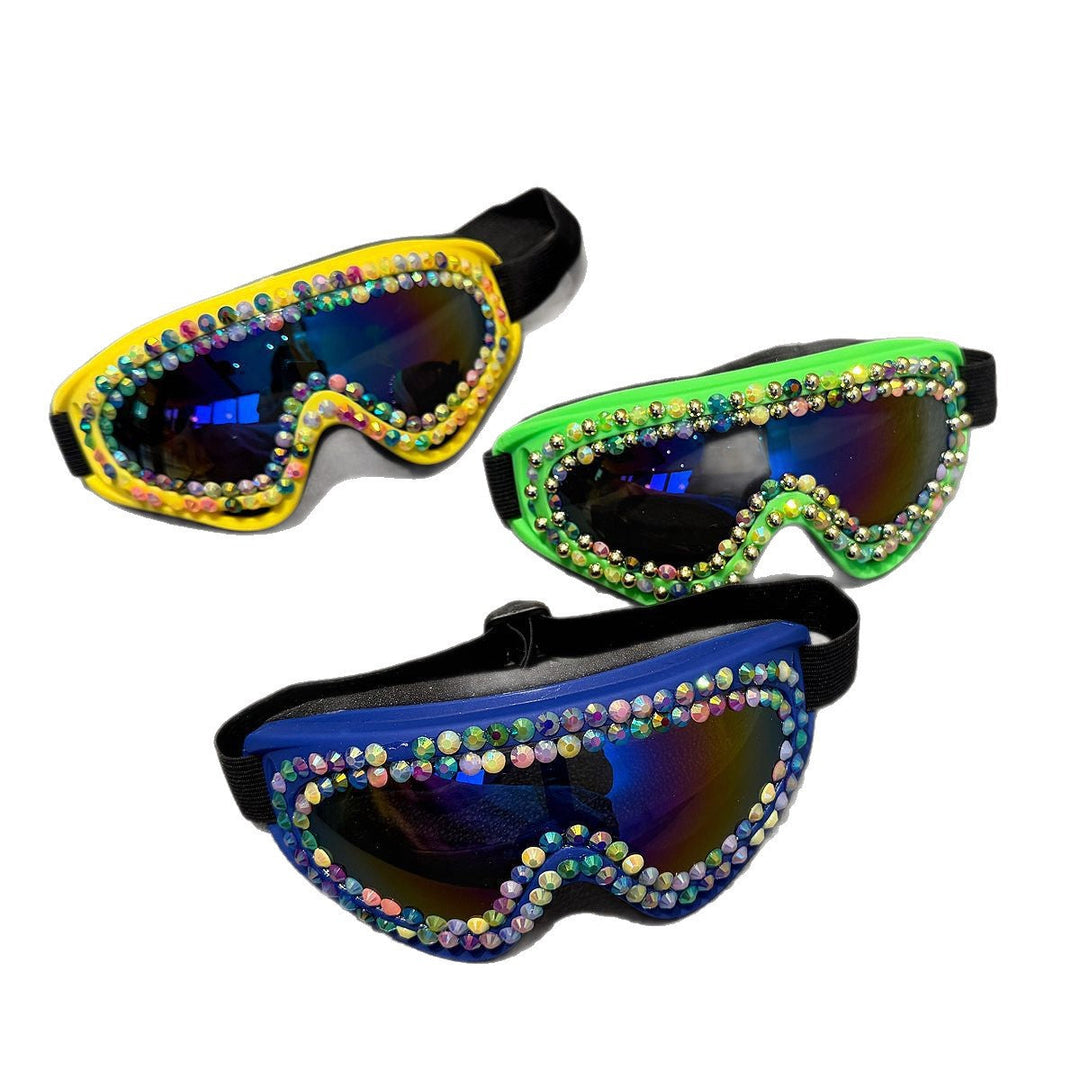 Ladies Ski Goggles with Sparkling Crystal Frame Kalsten
