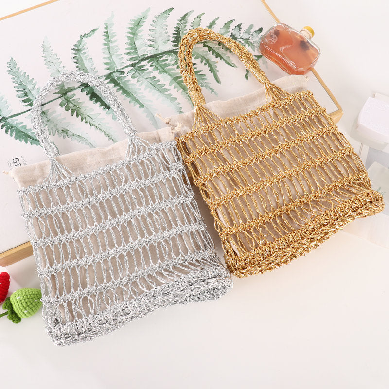 Handwoven net shopper bag Kalsten