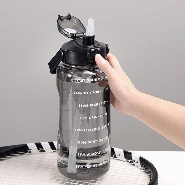 Women's Motivational Water Bottle with Time Markers Kalsten