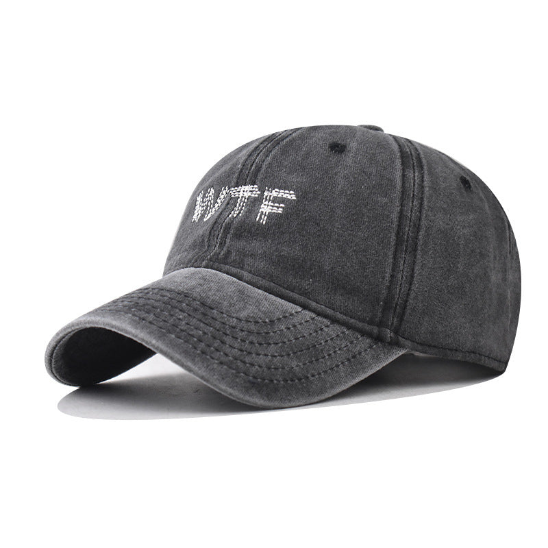 Women's Casual Distressed Denim Baseball Cap Kalsten