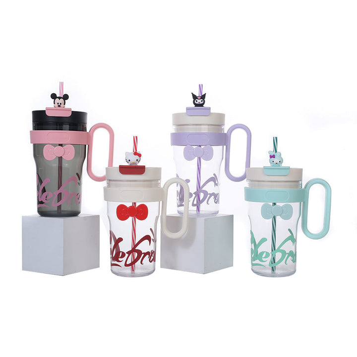 Ladies drinking cup with antibacterial lid and integrated carrying handle Kalsten