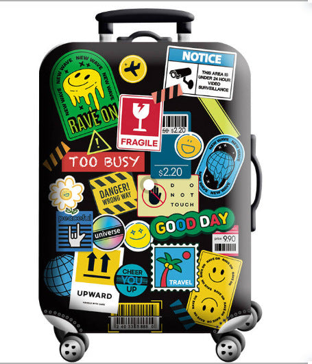 Unisex nan elastic suitcase cover with 3D dog design for trolley, stretchy and scratch-resistant Kalsten