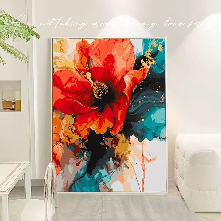 Floral Abstract Canvas Art Kalsten