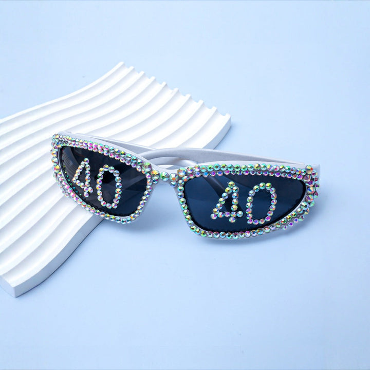 Statement Swarovski Crystal Embellished Sunglasses Kalsten