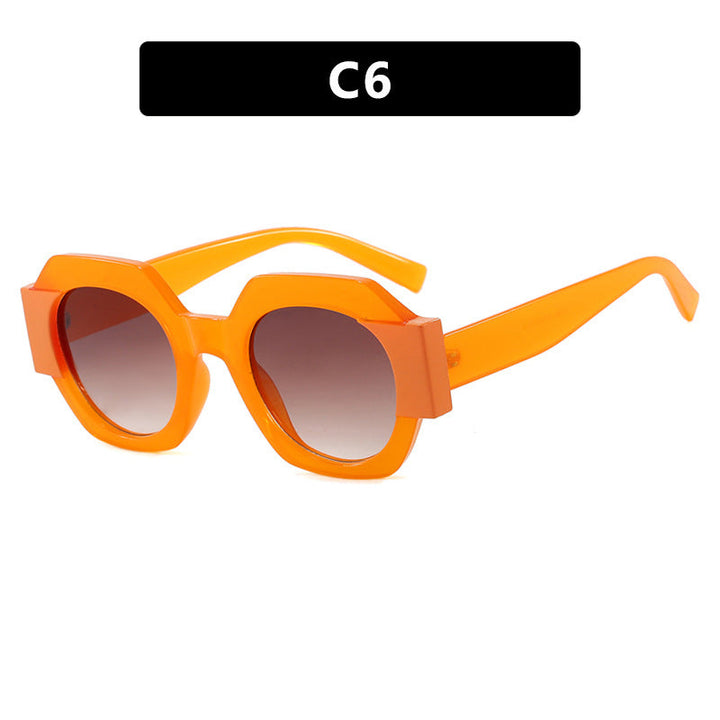 Ladies trendy sunglasses in hexagonal design Kalsten