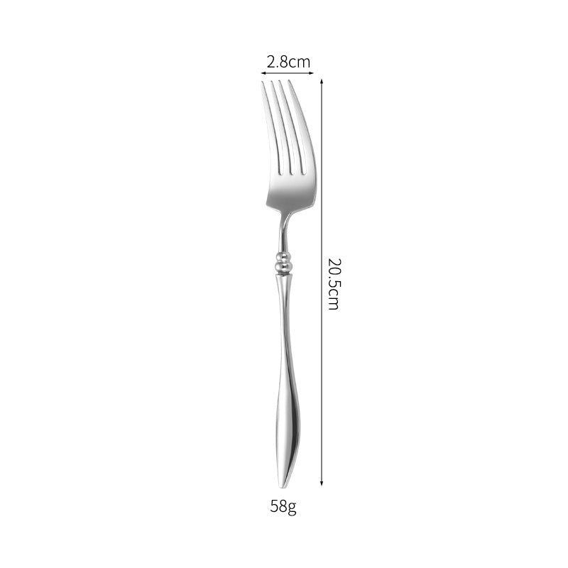 Elegant table knife with fine wave pattern Kalsten