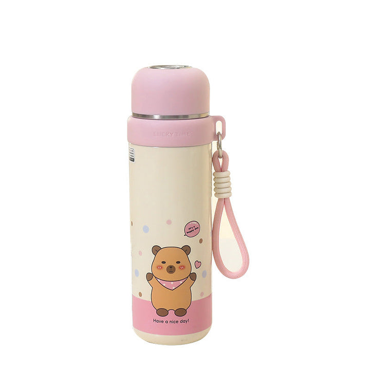 Women's Thermos Bottle in Playful Bear Design Kalsten