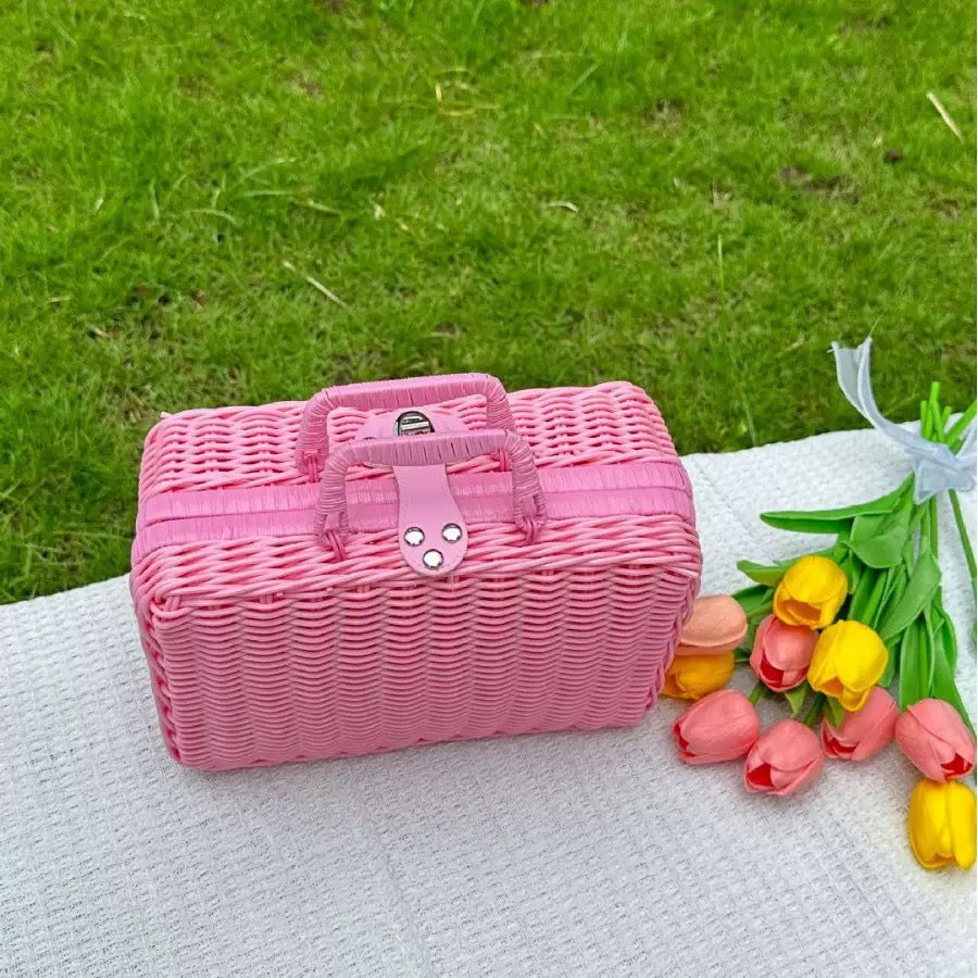 Ladies stylish and practical rattan cosmetic box Kalsten