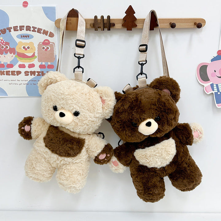 Plush backpack with cute teddy design Kalsten