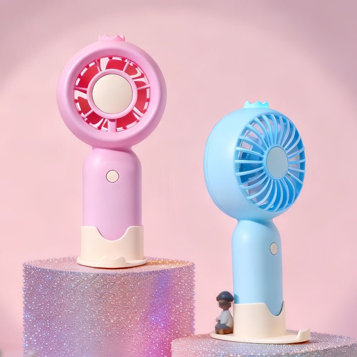 Women's Handheld Fan with LED Lamp Kalsten