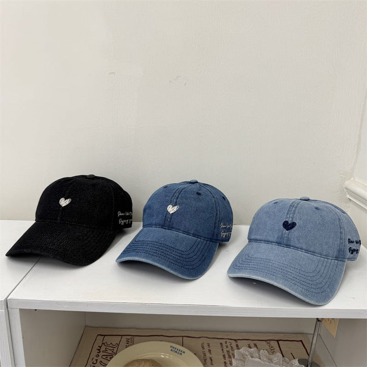 Women's Casual Embroidered Denim Baseball Cap Kalsten