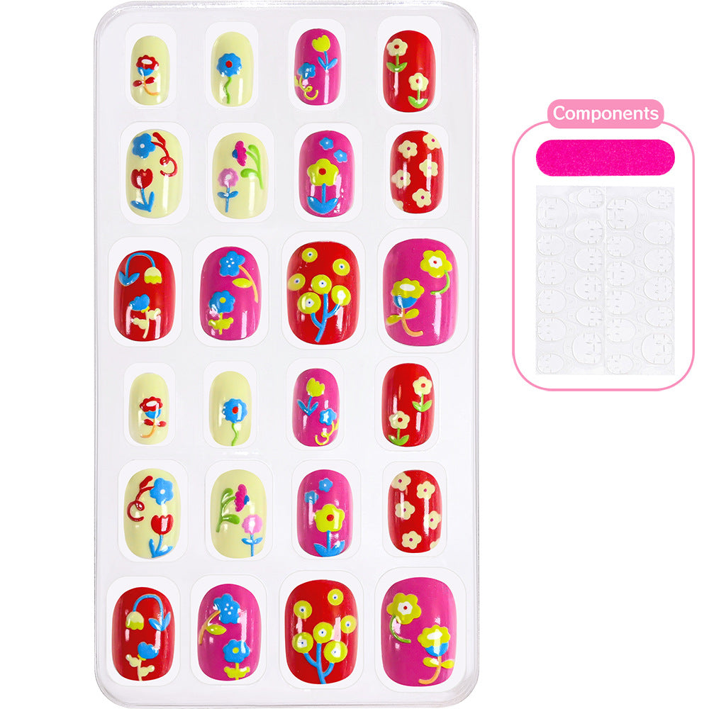 Themed Summer Beach Nail Art Press-On Nails Kalsten