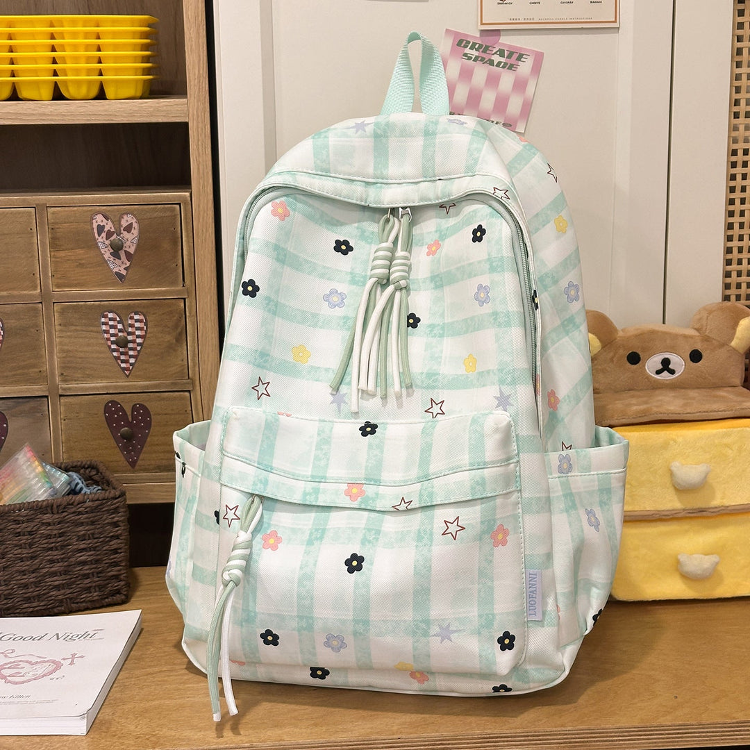 Floral Patterned Everyday Backpack Kalsten